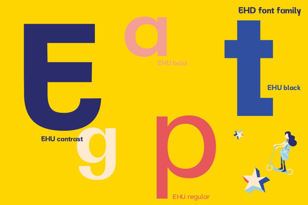 diseño tipografía Jornadas Europeas del Patrimonio