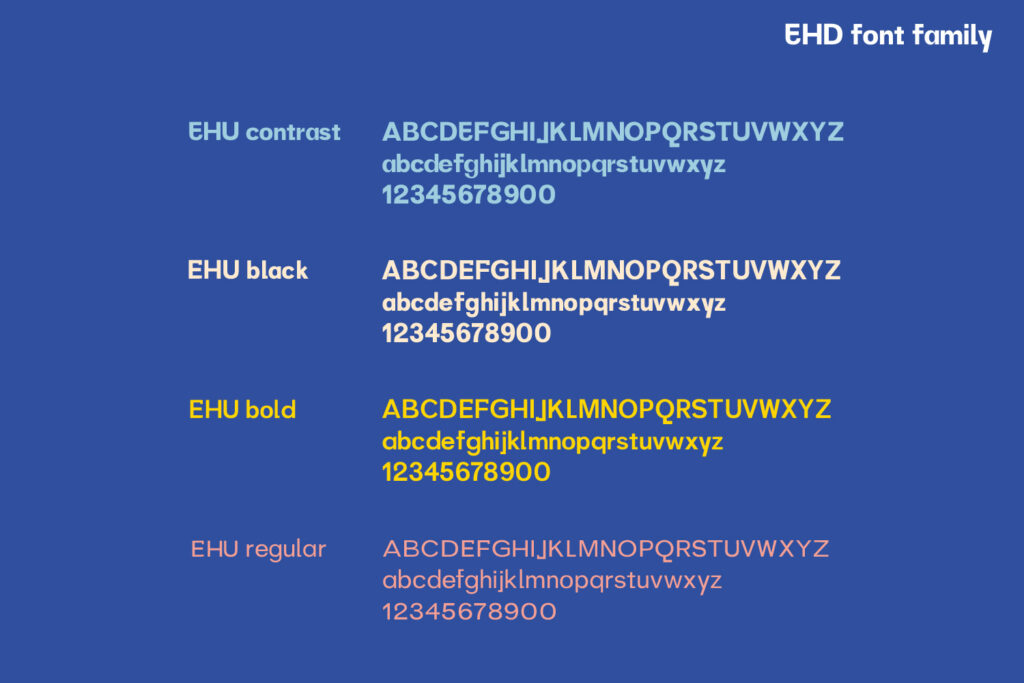 diseño tipografía Jornadas Europeas del Patrimonio