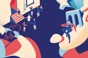 Ilustración para el proyecto de diseño Jornadas Europeas del Patrimonio